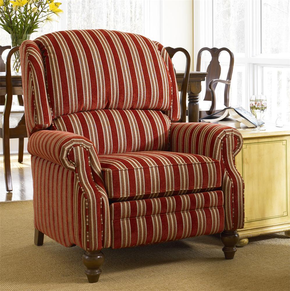 Smith Brothers 705 Pressback Recliner Johnny Janosik High Leg Recliner